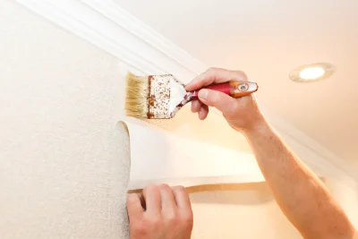 Pose de papier peint à Meurville — revêtements muraux et toiles de verre